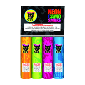 Black Cat Neon Smoke